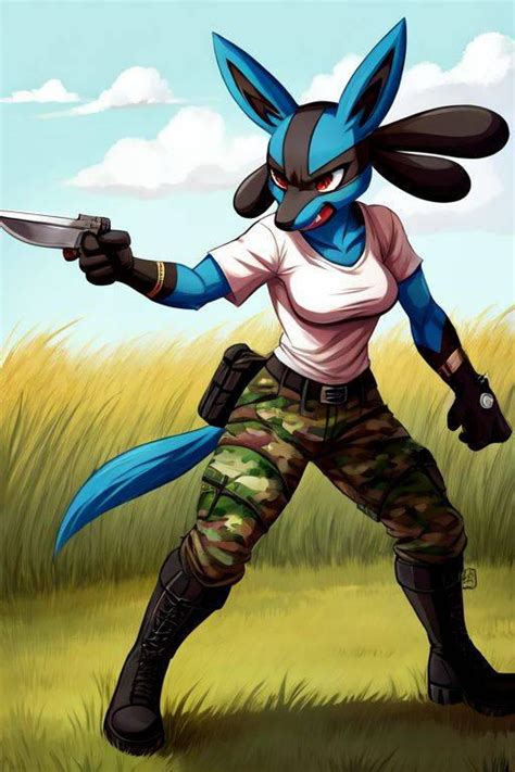 pokemon female lucario.